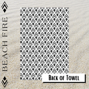 The Camo Sea Glass Beach Towel